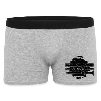 Flûte - Boxer Homme - gris chiné - Devant