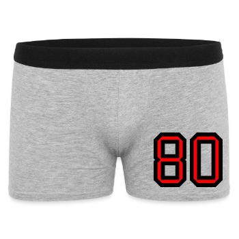 ANNIVERSAIRE. HAPPY BIRTHDAY. JOYEUX ANNIVERSAIRE. - Boxer Homme - gris chiné - Devant