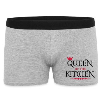 Reine de la cuisine - Boxer Homme - gris chiné - Devant