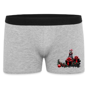 Mignon Gothique Elfe de Noël - Boxer Homme - gris chiné - Devant