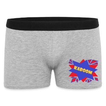 Comic Kaboom - Men's Boxer Shorts - heather grey - Front