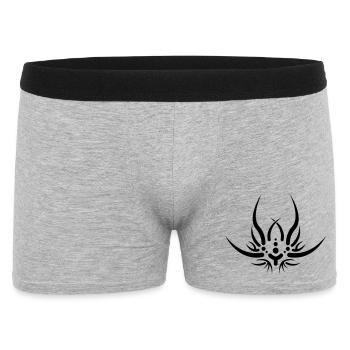 Tribal 5 par Helfspawn - Boxer Homme - gris chiné - Devant