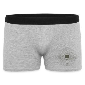 Black Hole Funnel in the Universe - Men's Boxer Shorts - heather grey - Front