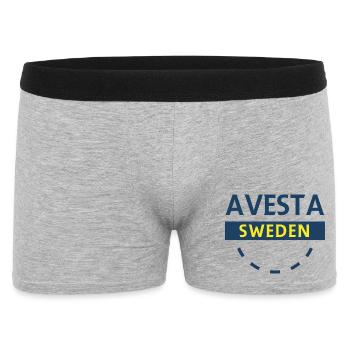 AvestA Sweden Emblem - Men's Boxer Shorts - heather grey - Front