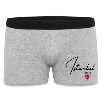 Elegant design Istanbul, Turkish pride - Men's Boxer Shorts - heather grey - Front