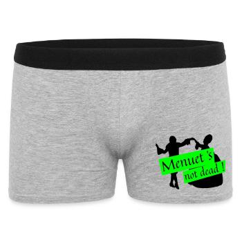 Menuet n’est pas mort - Boxer Homme - gris chiné - Devant