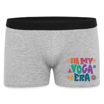 In my yoga era - Men's Boxer Shorts - heather grey - Front
