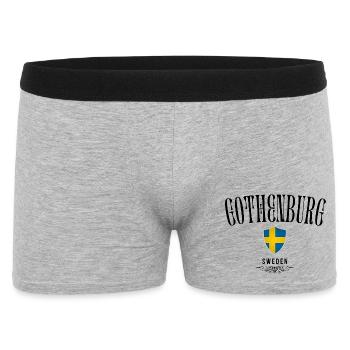 Souvenir Gothenburg, Gothenburg Sweden - Men's Boxer Shorts - heather grey - Front