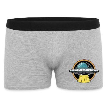 Dessin animé à faisceau lumineux OVNI - Boxer Homme - gris chiné - Devant