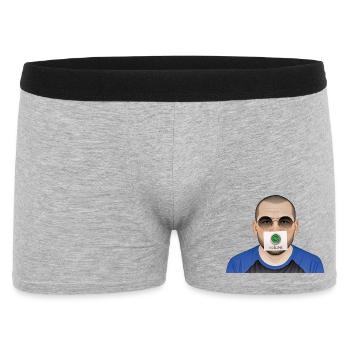 SOUND MAN - nice people - Boxer Homme - gris chiné - Devant