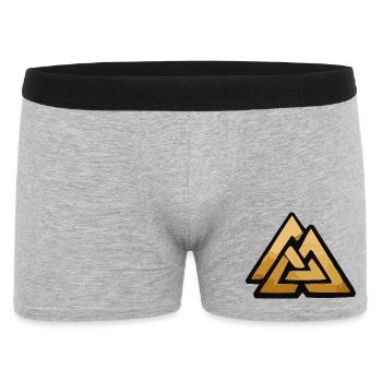 viking valknut wotan wotan knot - Men's Boxer Shorts - heather grey - Front