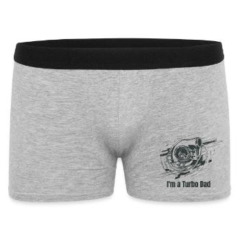 Turbo Vader Motordesign - Boxer Homme - gris chiné - Devant