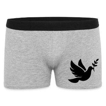 Foi de la Paix de la Colombe - Boxer Homme - gris chiné - Devant