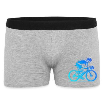 Compact road bike design for road bike - Men's Boxer Shorts - heather grey - Front