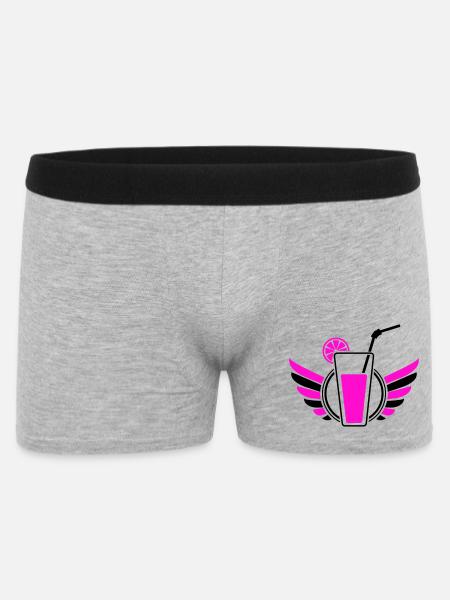 Cocktail Wings - Men's Boxer Shorts - heather grey