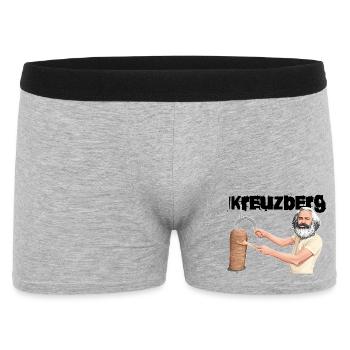 Kreuzberg Döner Marx - Boxer Homme - gris chiné - Devant