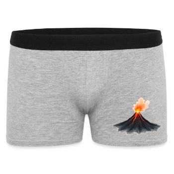 Vulkan - Männer Boxer Shorts - Grau meliert - Vorne