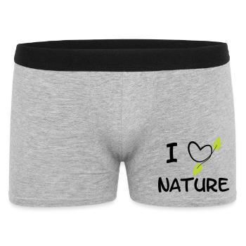 Nature Sauvage Rewilding Bio - Boxer Homme - gris chiné - Devant