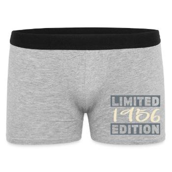 Vintage 1956, 70th Anniversary Gift - Men's Boxer Shorts - heather grey - Front