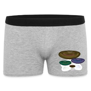 colorful mushrooms mushroom nature forest - Men's Boxer Shorts - heather grey - Front