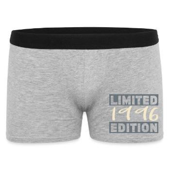 Vintage 1996, 30 Year Anniversary Gift - Men's Boxer Shorts - heather grey - Front