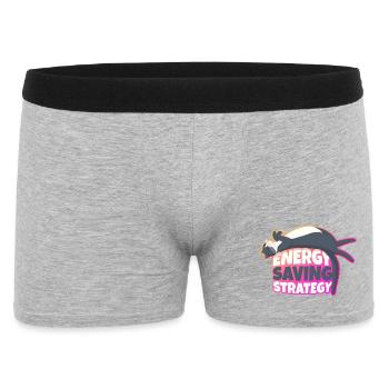 Stratégie d’économie d’énergie Chat - Boxer Homme - gris chiné - Devant