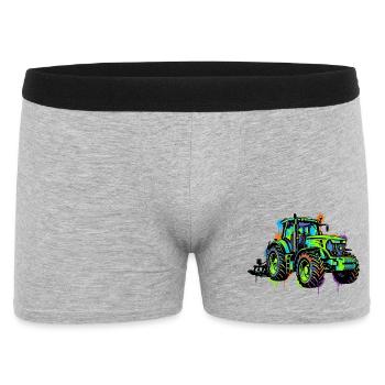 Tractor - Farmer - Men's Boxer Shorts - heather grey - Front