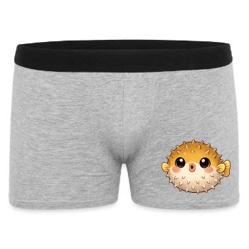 Poisson-globe - Boxer Homme - gris chiné - Devant