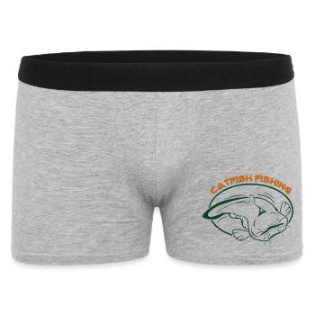Fische_002_catfish_fishing_001 - Boxer Homme - gris chiné - Devant