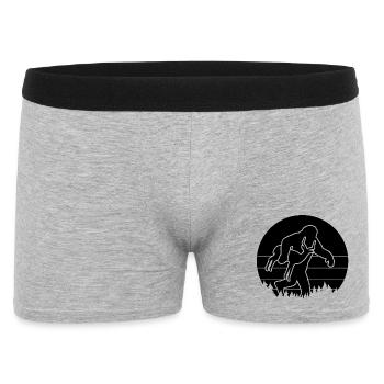 Humour de Bigfoot Antilope Sasquatch - Boxer Homme - gris chiné - Devant