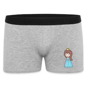 Princesse - Boxer Homme - gris chiné - Devant