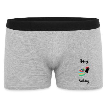 100. 100 ANS. 100e ANNIVERSAIRE. ANNIVERSAIRE 100  - Boxer Homme - gris chiné - Devant