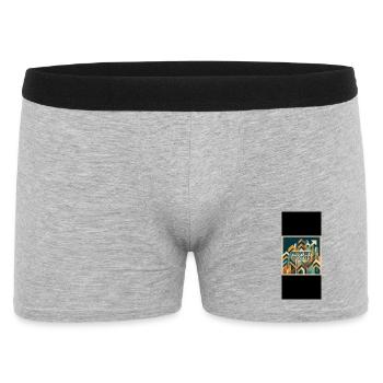 Property unlock - Boxer Homme - gris chiné - Devant