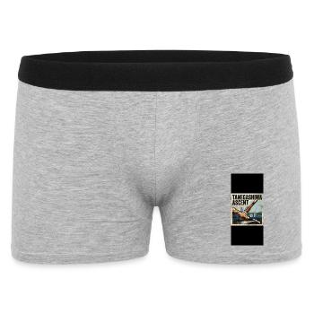 Translate design - Boxer Homme - gris chiné - Devant