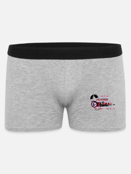 Krone - Männer Boxer Shorts - Grau meliert