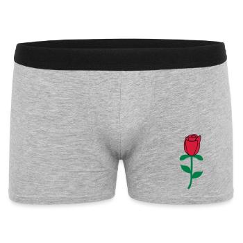 Rose - Men's Boxer Shorts - heather grey - Front