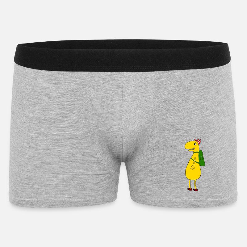 Hubo - Männer Boxer Shorts - Grau meliert