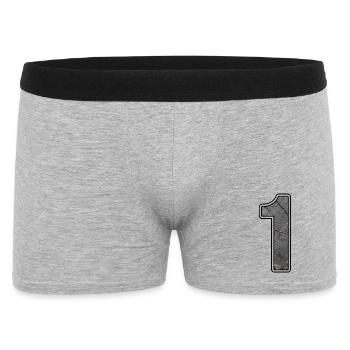 Une conception de texture de béton - Boxer Homme - gris chiné - Devant