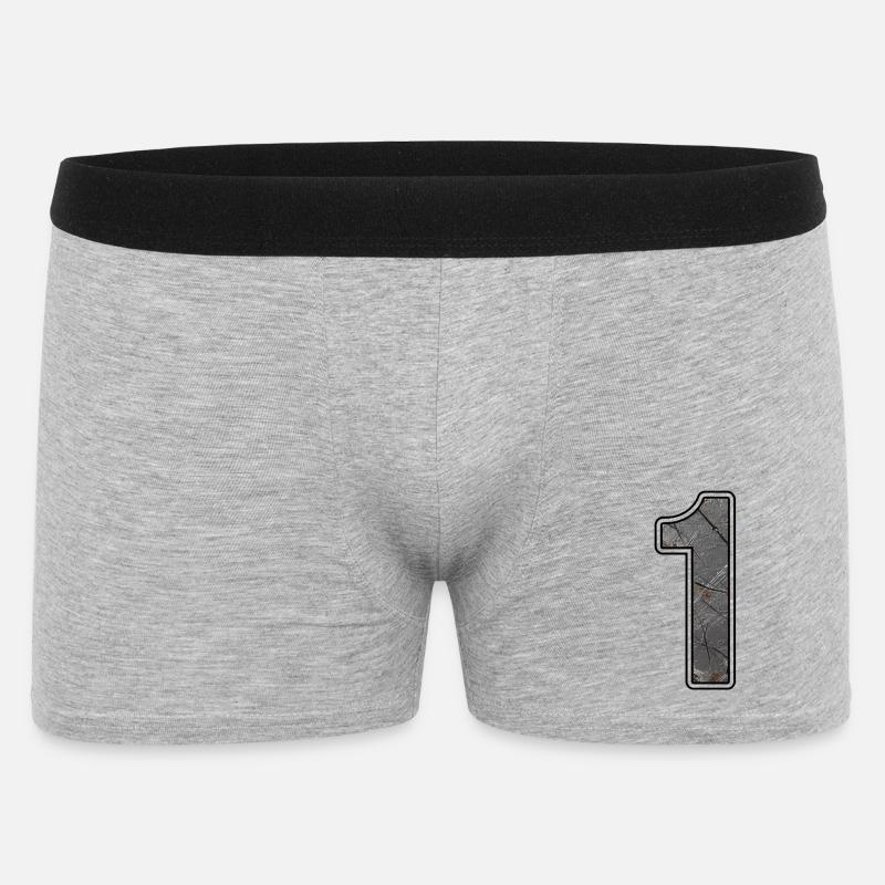 Une conception de texture de béton - Boxer Homme - gris chiné