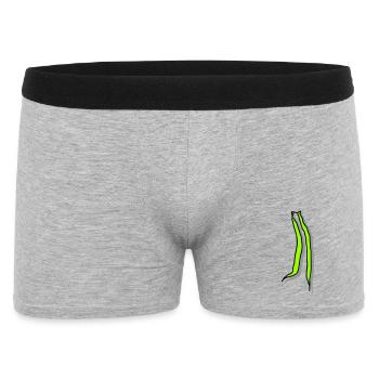 Haricots verts - Boxer Homme - gris chiné - Devant