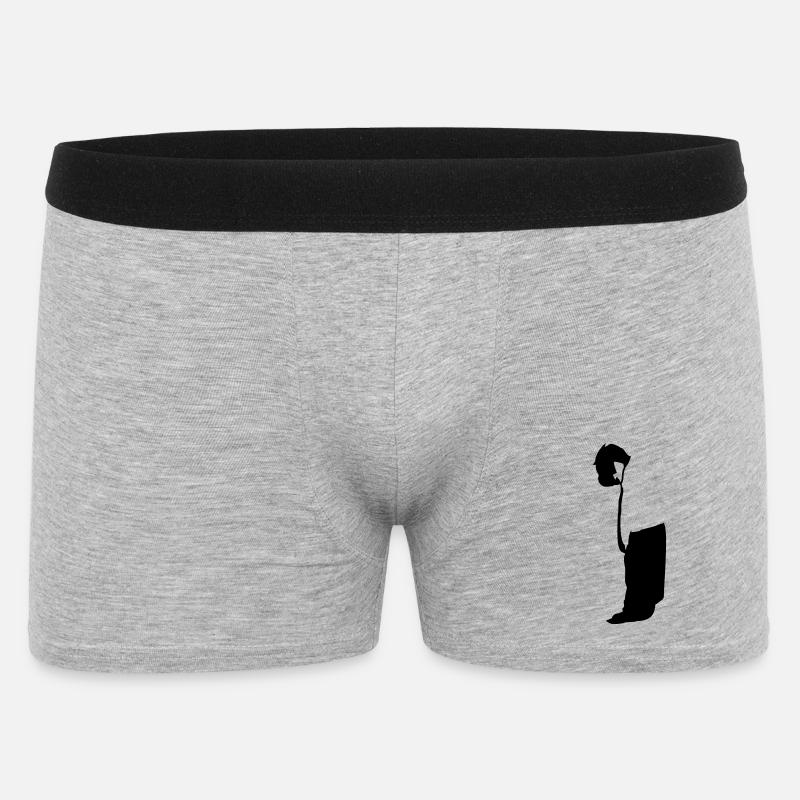 Kind - Männer Boxer Shorts - Grau meliert