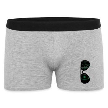 pilot glasses - Men's Boxer Shorts - heather grey - Front
