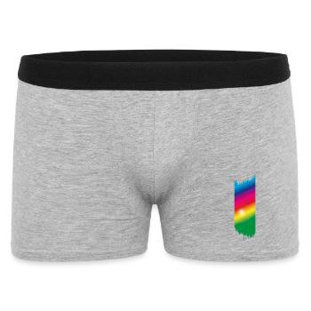 Color Spectrum - Rainbow - Men's Boxer Shorts - heather grey - Front