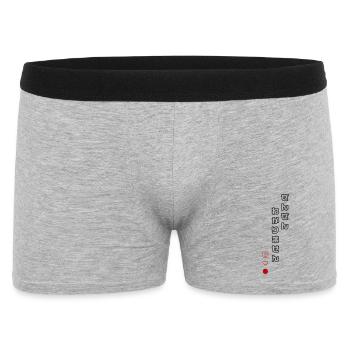Wakarimasen - Ich verstehe nichts - japanisch - Männer Boxer Shorts - Grau meliert - Vorne