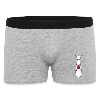 Corée du Sud - Boxer Homme - gris chiné - Devant