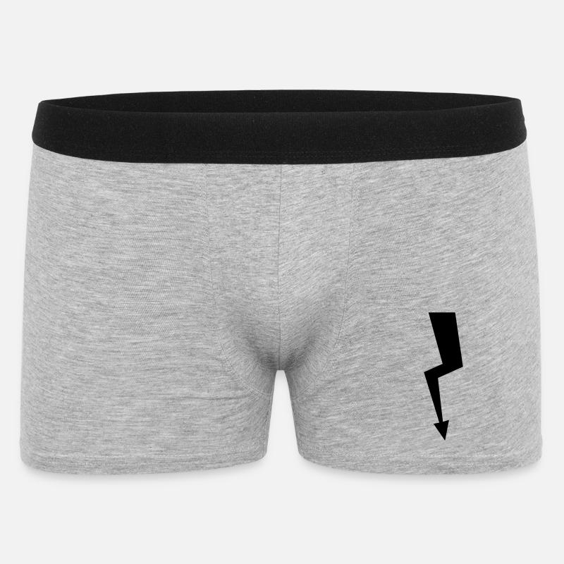 Blitz - Männer Boxer Shorts - Grau meliert