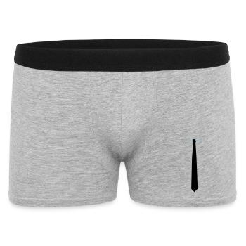 tie - Men's Boxer Shorts - heather grey - Front