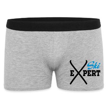 6254398 117220119 Ski - Men's Boxer Shorts - heather grey - Front
