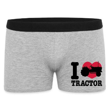 tracteur - Boxer Homme - gris chiné - Devant