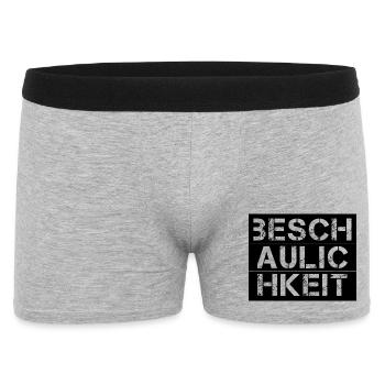 Beschaulichkeit - Männer Boxer Shorts - Grau meliert - Vorne